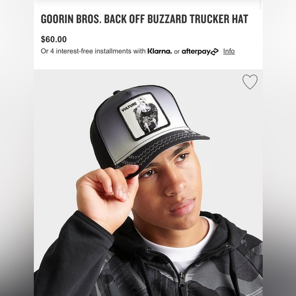 Goorin Bros Other - GOORIN BROS. BACK OFF BUZZARD TRUCKER HAT
